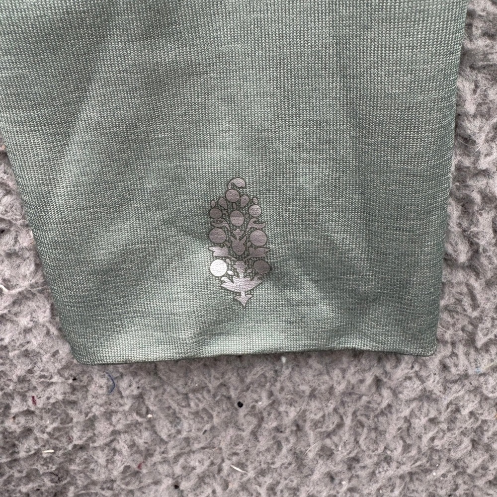 Free People Movement Shirt Womens M Brown Tie Dye Cropped Shirt Long Sleeve - Picture 5 of 10